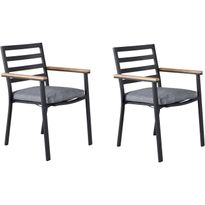 Tuoli Venture Home Brasilia, pinottava, musta/tiikki