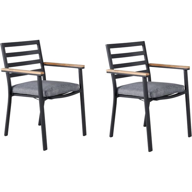 Tuoli Venture Home Brasilia, pinottava, musta/tiikki