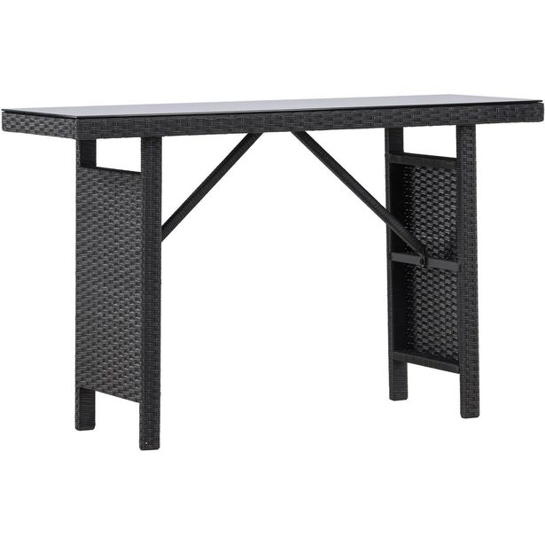 Sivupöytä Venture Home Padova 120x40cm musta
