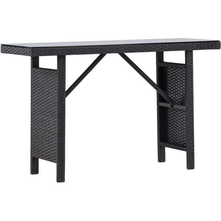 Sivupöytä Venture Home Padova 120x40cm musta