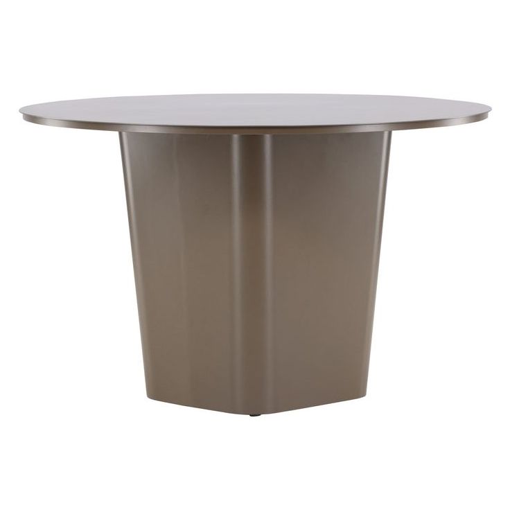 Ruokapöytä Venture Home Santa Fe, ø120cm, harmaanruskea