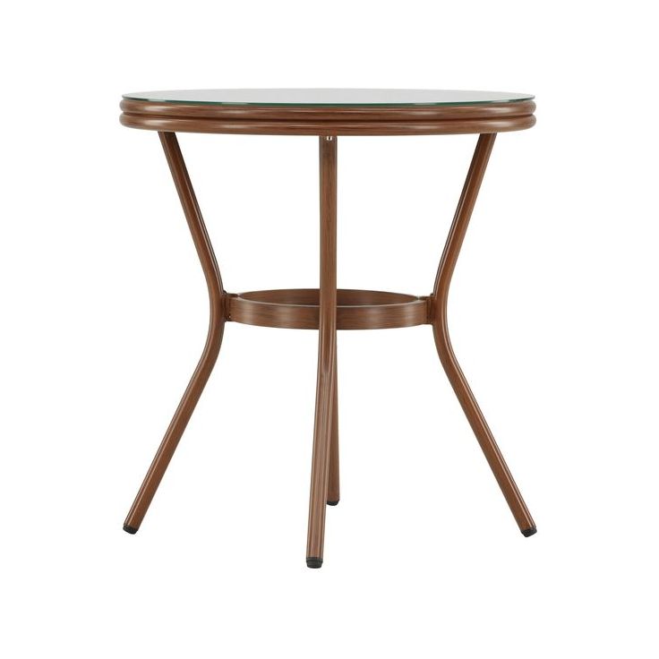 Parvekepöytä Venture Home Loures, ø70cm, ruskea