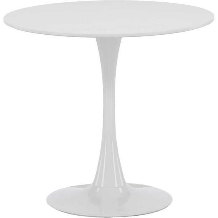 Ruokapöytä Venture Home Hamden Ø80cm, valkoinen