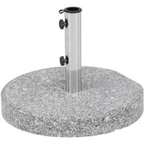 Aurinkovarjon jalka Venture Home Stathera 2, ø50cm, 40kg, karkea kivi