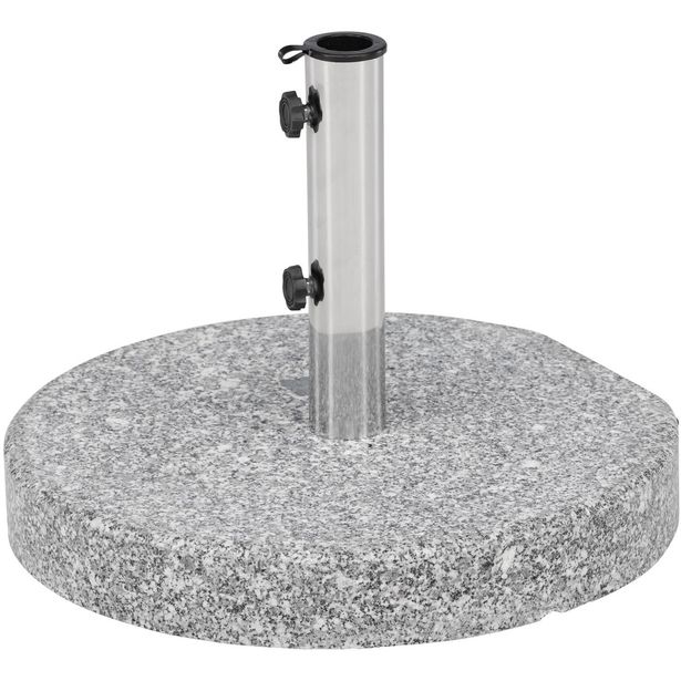 Aurinkovarjon jalka Venture Home Stathera 2, ø50cm, 40kg, karkea kivi