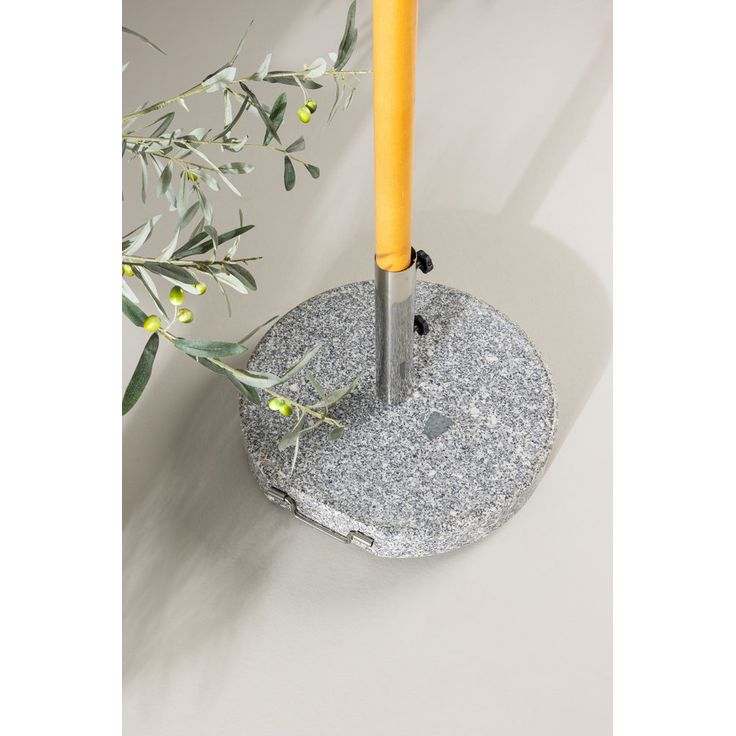 Aurinkovarjon jalka Venture Home Stathera 2, ø50cm, 40kg, karkea kivi