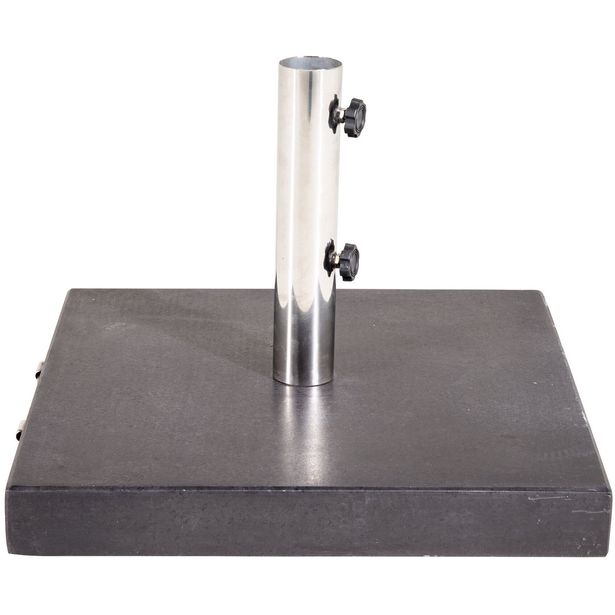 Aurinkovarjon jalka Venture Home Stathera 2, 50x50cm, graniitti