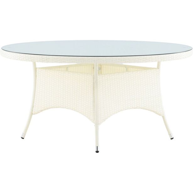Ruokapöytä Venture Home Volta, ø150cm, lasi