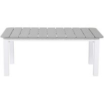 Sohvapöytä Venture Home Parma, 110x62cm, valkoinen/harmaa