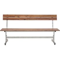 Puutarhapenkki Venture Home Lie, 180cm, sinkitty teräs/akaasia