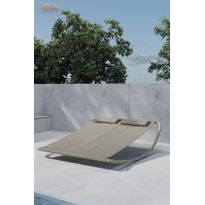 Aurinkotuoli Venture Home Gordo Double, 2-istuttava, beige