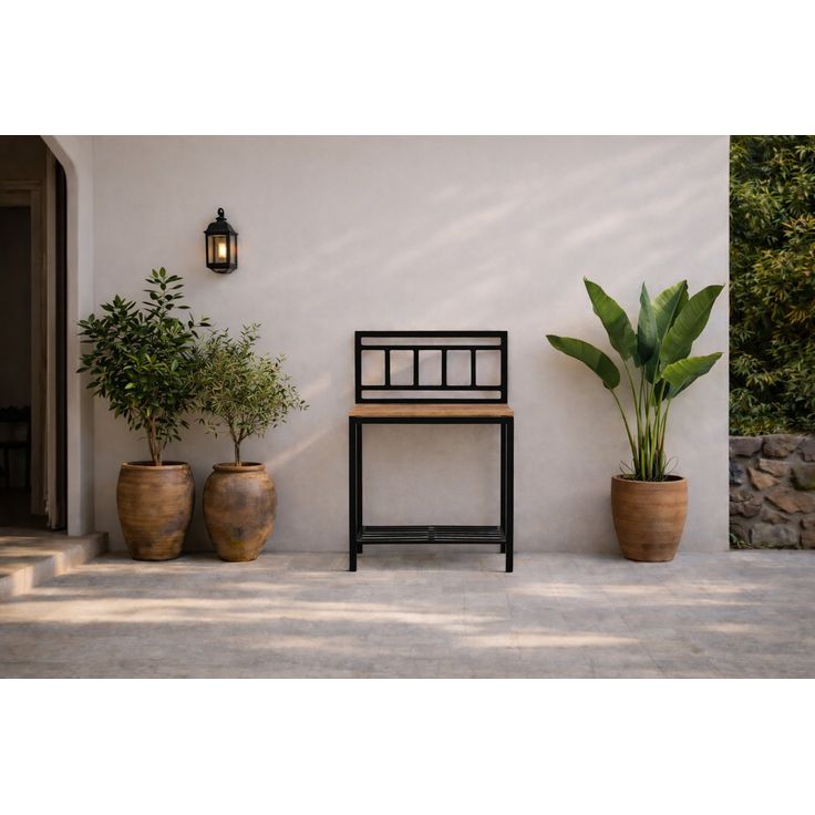 Pihakeittiön keskimoduuli ilman allasta Venture Home Mexico, tiikki/musta alumiini Google Shopping kuva