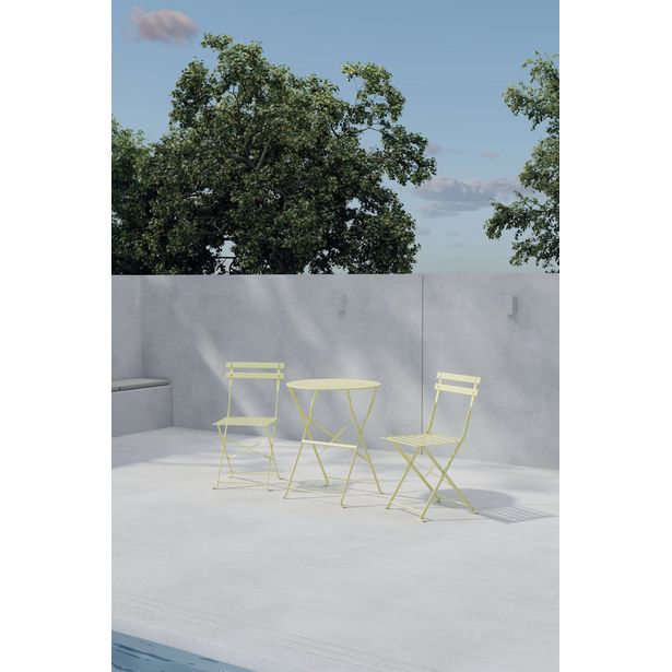 Parvekesetti Venture Home Tao, ø60cm pöytä + tuolit