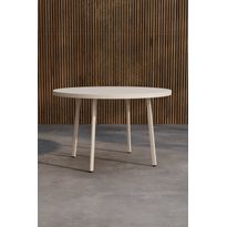 Pyöreä ruokapöytä Venture Home Giardini, ø120cm, beige