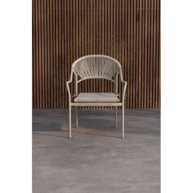 Ruokapöydän tuoli Venture Home Paros, beige