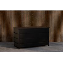 Pehmustelaatikko Venture Home Nisis, 130x60x75cm, musta