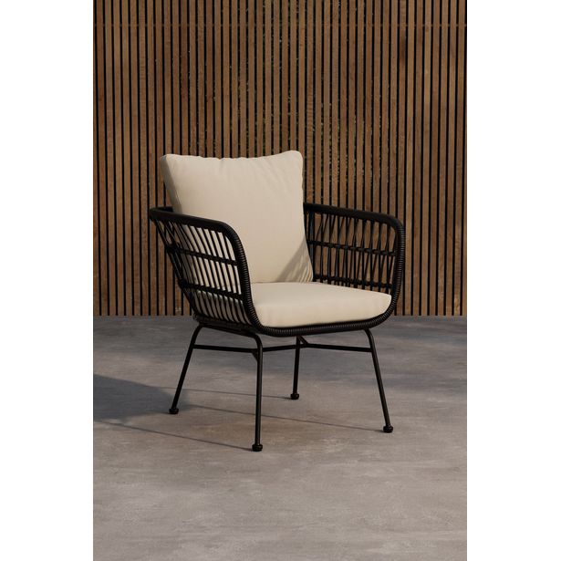 Lepotuoli Venture Home Isola, musta/beige