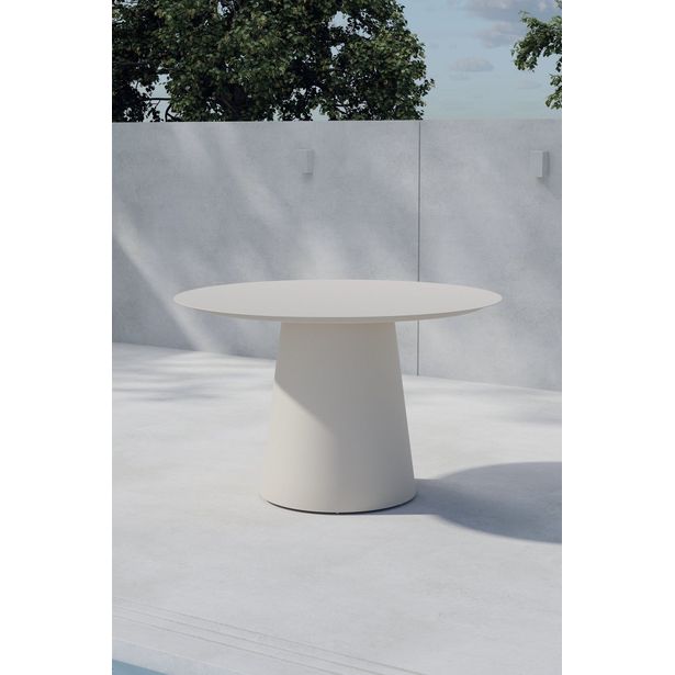 Pyöreä ruokapöytä ulos Venture Home Lanzo, ø120cm, alumiini