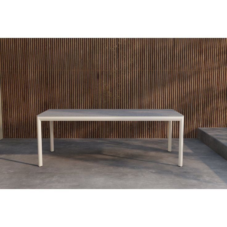 Ruokapöytä ulos Venture Home Lino, 220x100cm, beige