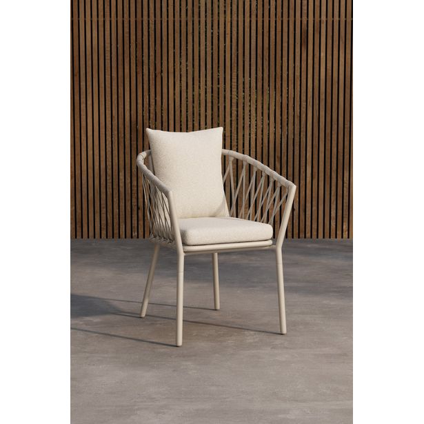 Ruokapöydän tuoli Venture Home Linos, beige