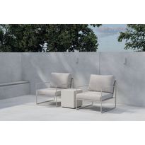 Oleskeluryhmä ulos Venture Home Lissabon, 40x40x44 cm beige