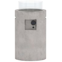 Ulkotulisija Venture Home Kea, Ø41x64 cm, harmaa