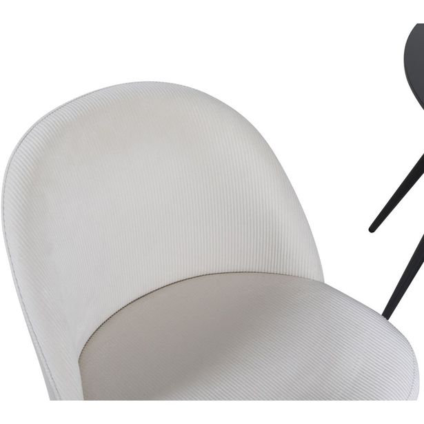 Ruokailuryhmä Venture Home, ⌀100cm Silar-pöytä + 4 Velvet-tuolia, vakosametti