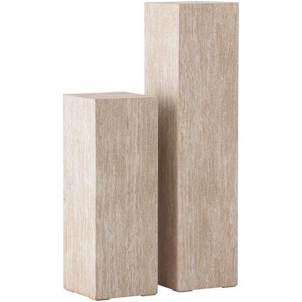 Sivupöytä Vind Ramsvik, 2kpl, beige