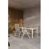 Ruokailuryhmä Venture Home, 150x85cm beige Giardini-pöytä + 4 beigeä Break-tuolia