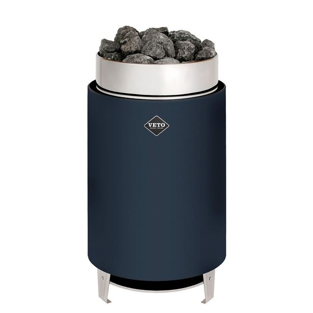 Sähkökiuas VETO SK5, 4.9kW, 4-7m³, erillinen ohjaus, sininen