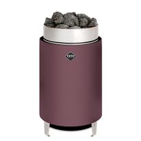 Sähkökiuas VETO SK7, 6.6kW, 6-9m³, erillinen ohjaus, punainen