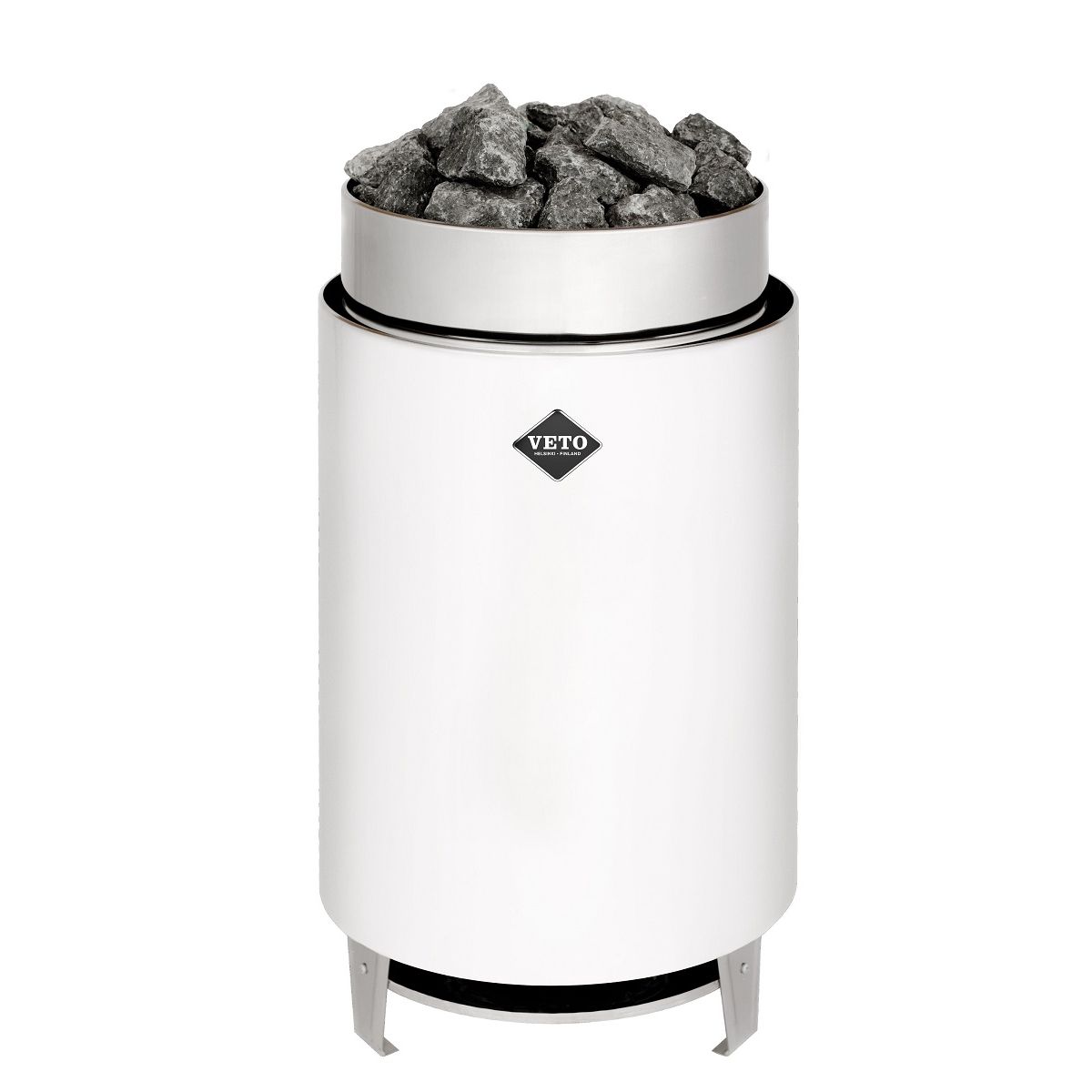 Sähkökiuas VETO SK10, 10kW, 10-16m³, erillinen ohjaus, valkoinen