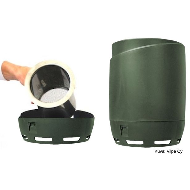 Hajusuodatin HajuveX 1335, Ø110mm, vihreä