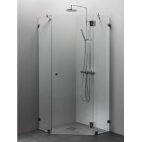 Suihkunurkka Vihtan Elegance 12, 900x900mm, kirkas lasi, kromi