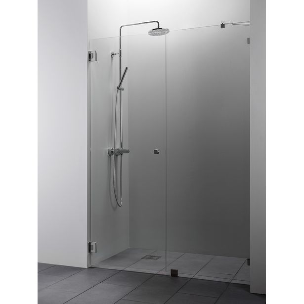 Suihkuovi Vihtan Elegance 21, mittatilaus, kirkas lasi, kromi