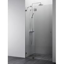 Suihkuovi Vihtan Elegance 4, mittatilaus, kirkas lasi, kromi
