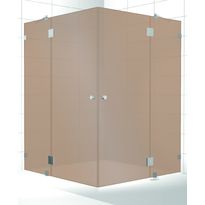 Suihkunurkkaus Elegance 16, pronssi, mittojen mukaan
