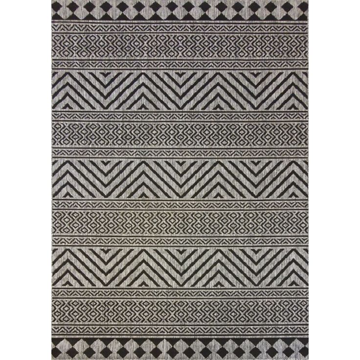 Matto Village's Layla, 160x230cm, tummanharmaa