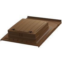 Kattoluukku Vilpe UNIROOF, ruskea, tiili- ja peltikatoille