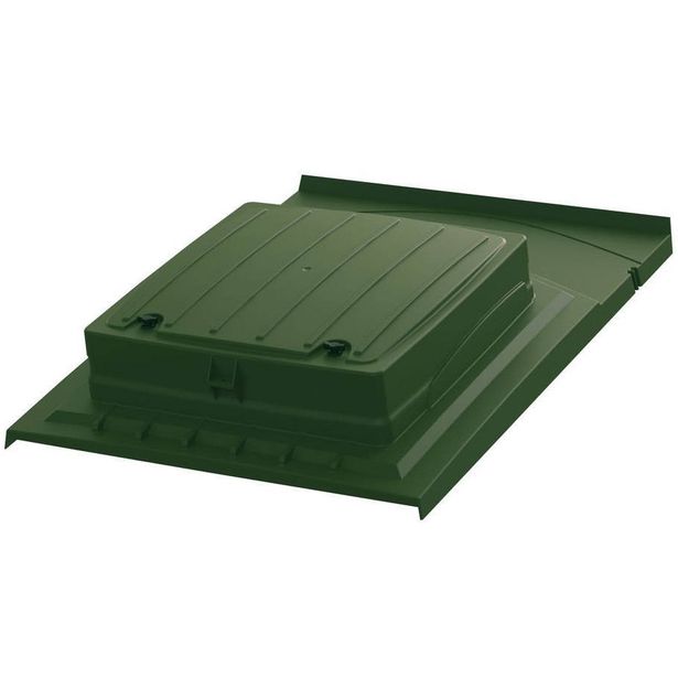 Kattoluukku Vilpe UNIROOF, vihreä, tiili- ja peltikatoille