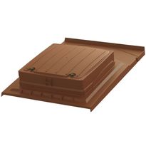 Kattoluukku Vilpe UNIROOF, tiilenpunainen, tiili- ja peltikatoille