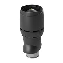 Poistoputki Vilpe Flow XL, 250P/IS/700, eristetty, musta