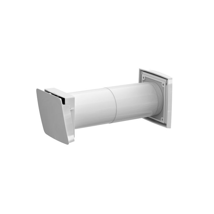 Korvausilmaventtiili Vilpe Wive 100 termostaatilla, 440mm läpimenoon