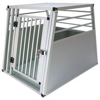 Koiran kuljetushäkki Aluway L, 66x65,3x82,3cm, Verkkokaupan poistotuote
