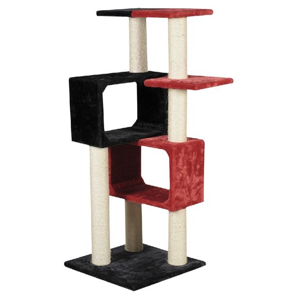 Kissan kiipeilypuu VIPstore Noppa, 123x49x49cm