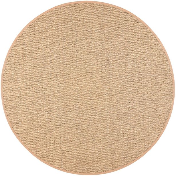 Matto VM Carpet Barrakuda, mittatilaus, pyöreä, olki