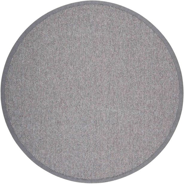 Matto VM Carpet Esmeralda, mittatilaus, pyöreä, harmaa