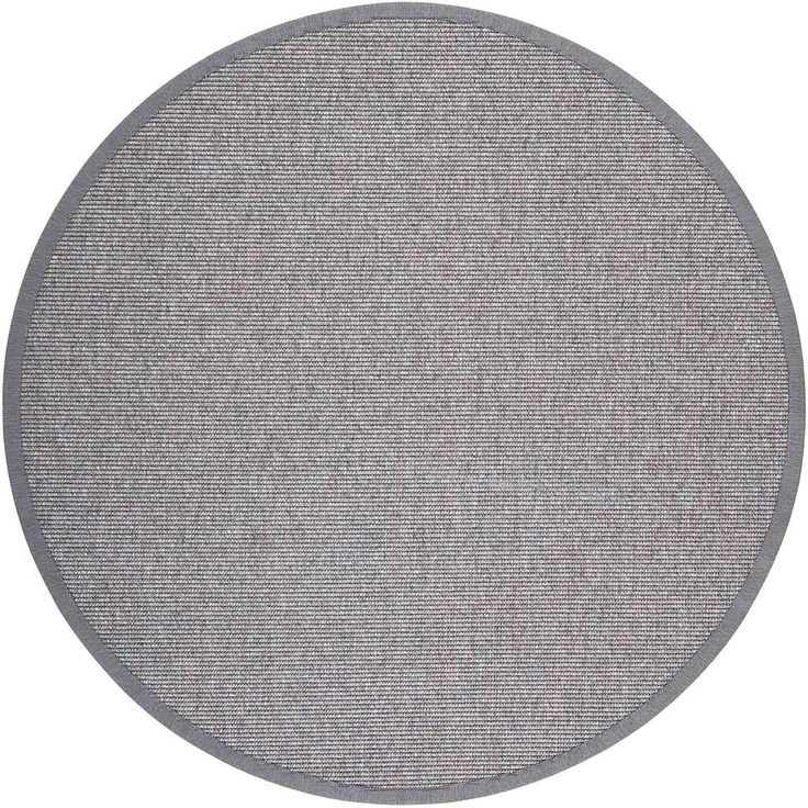 Matto VM Carpet Esmeralda, mittatilaus, pyöreä, harmaa