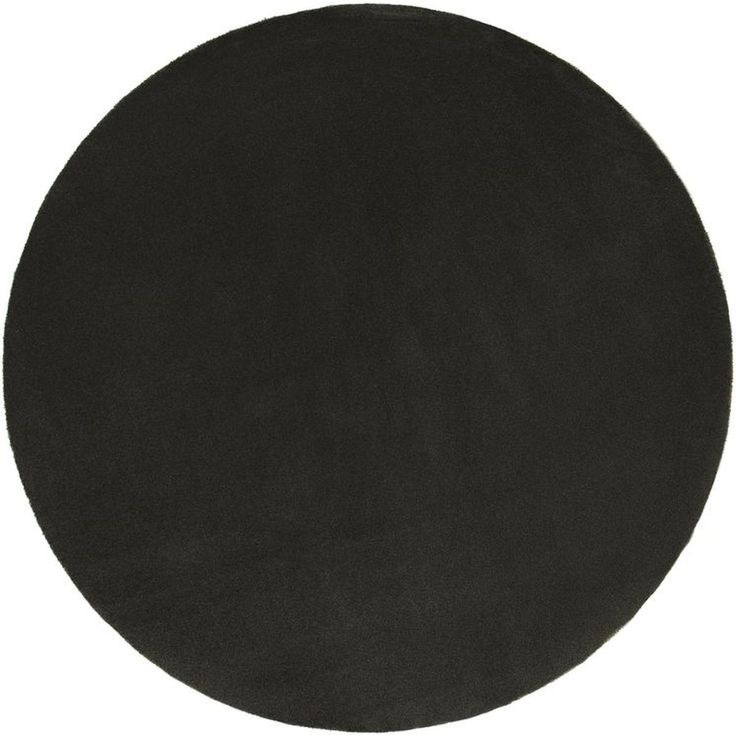 Matto VM Carpet Hattara, mittatilaus, pyöreä, tummanharmaa