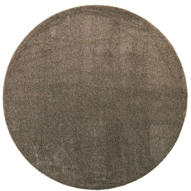Matto VM Carpet Hattara, mittatilaus, pyöreä, ruskea